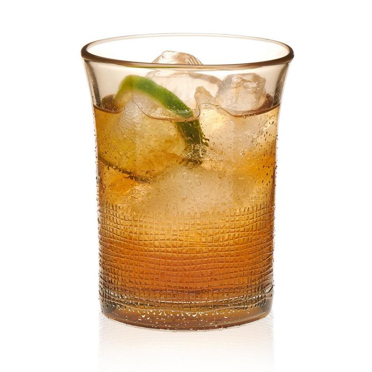 Yute 12 oz. 8-Piece Gold Glass Tumbler Set