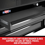 CRAFTSMAN Premium 2000 Series 51.5-in W x 24.5-in H 7-Drawer Steel Tool Chest (Black)