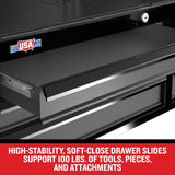 CRAFTSMAN Premium 2000 Series 7-Drawer Steel Tool Chest, Black