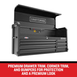 CRAFTSMAN Premium 2000 Series 51.5-in W x 24.5-in H 7-Drawer Steel Tool Chest (Black)