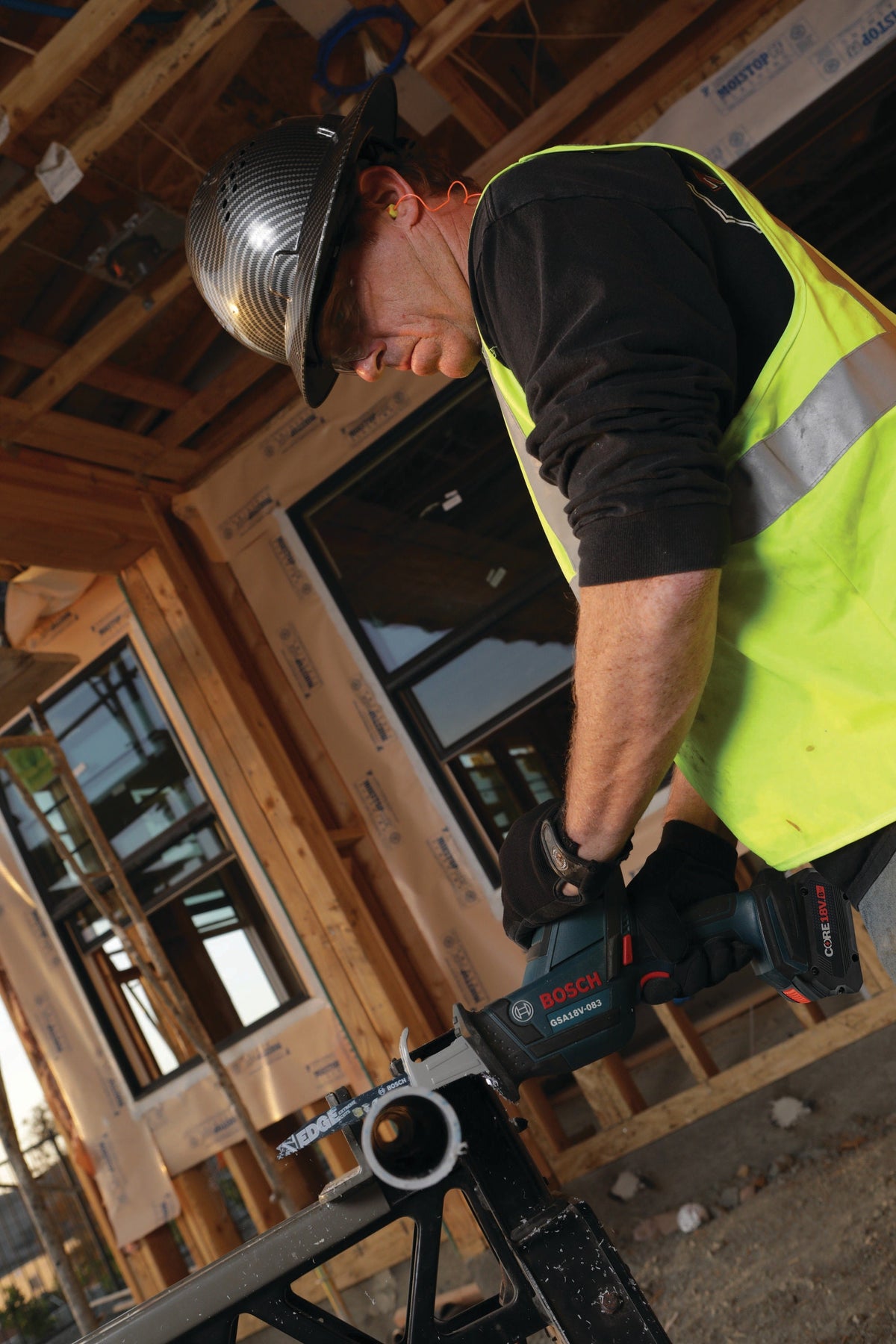 Bosch 18-Volt Variable Speed Cordless Reciprocating Saw (Bare Tool Only)