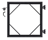 Infinity Euro Euro Fence 6-ft H x 6-ft W Black Privacy Composite Fence Gate