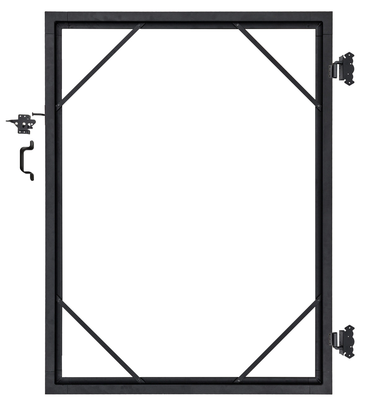 Infinity Euro 6-ft H x 4-ft W Oxford Grey Composite Fence Gate