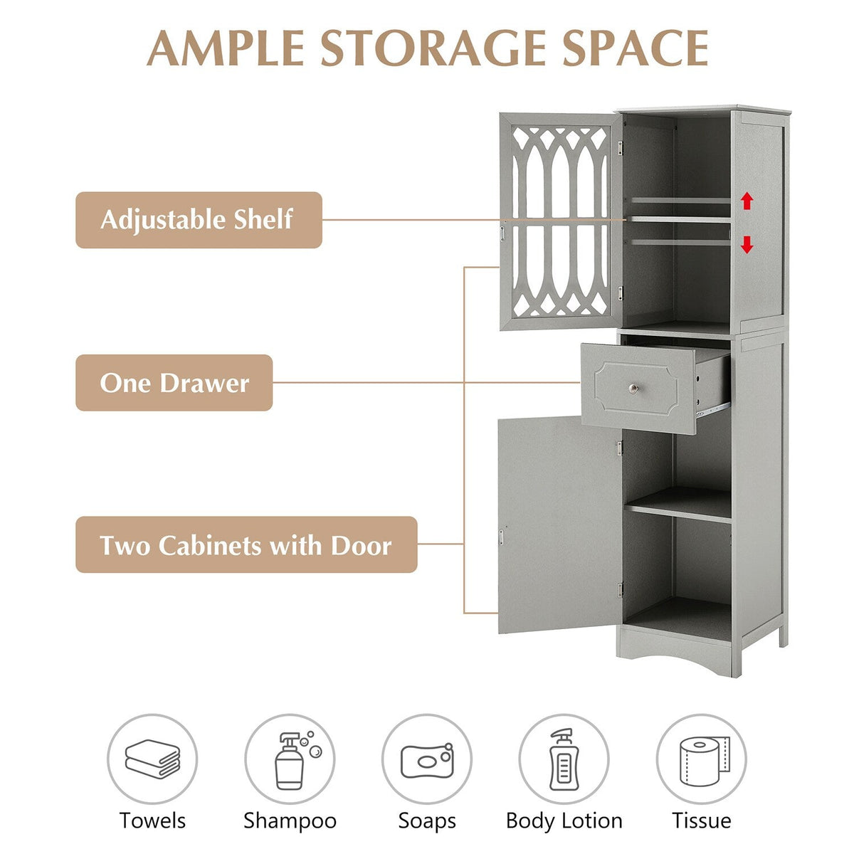 GZMR Gray 14.2-in File Cabinet