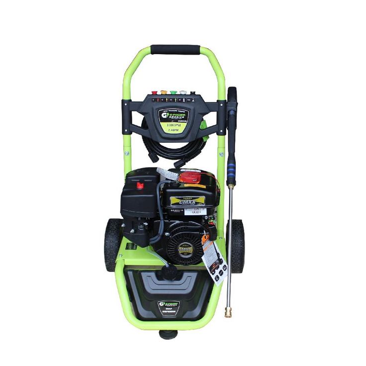 Green-Power 3300 PSI 208 cc Gas Pressure Washer, LCT Professional Engine, CARB Approved