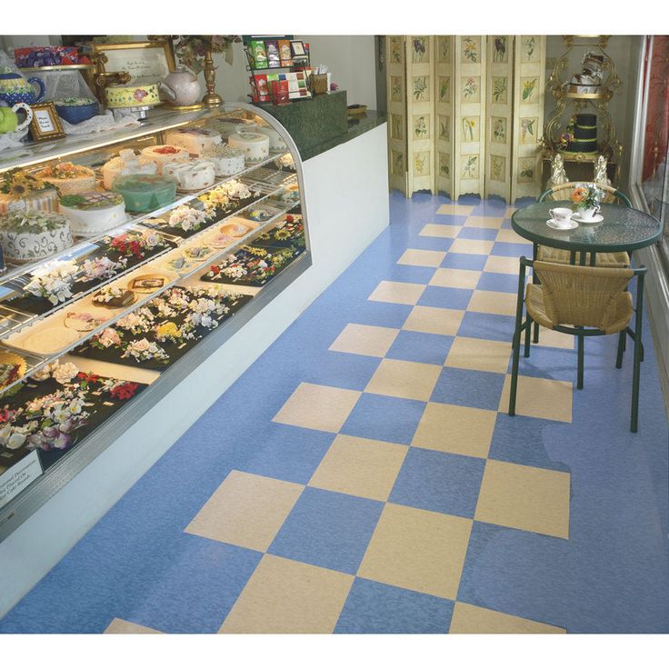 Armstrong Flooring Imperial Texture 45-Piece Blue Dreams Commercial VCT Tile