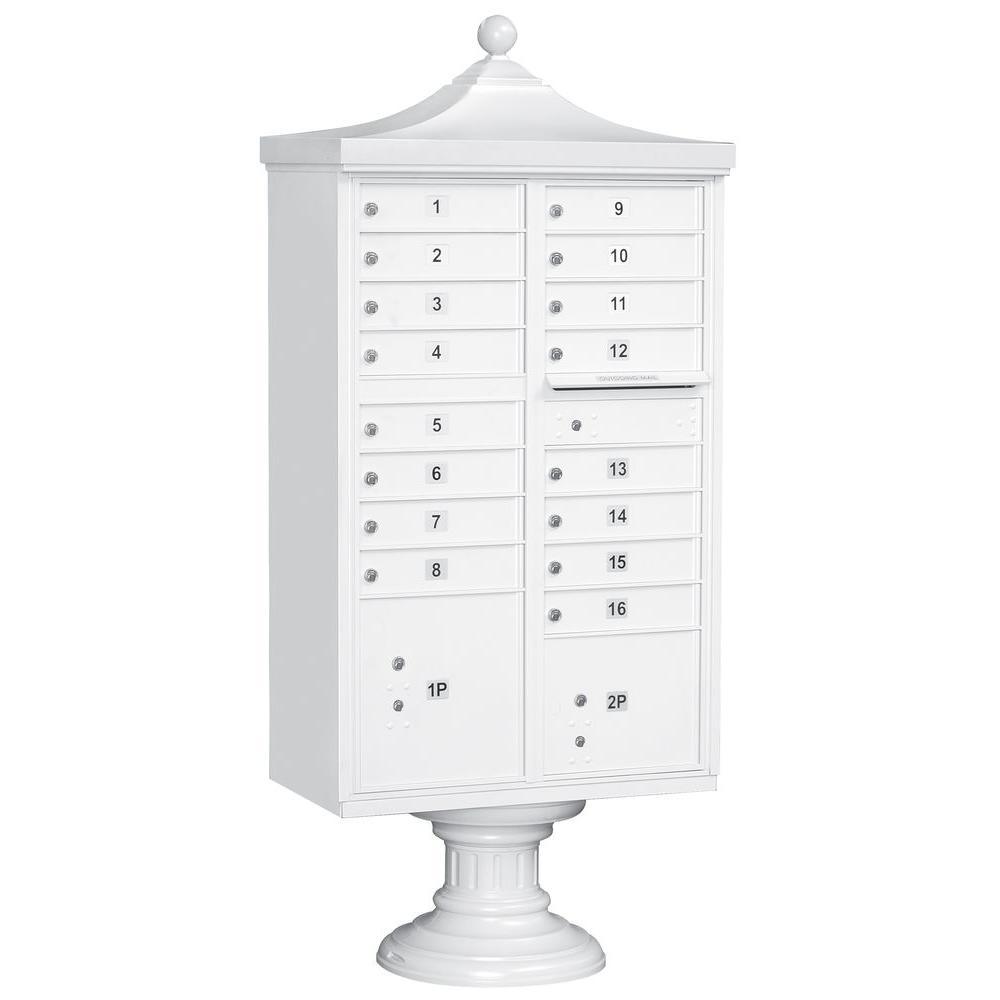 Regency Decorative 12-Compartment Post-Mount Cluster Box Unit - Super Arbor