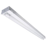 4 ft. 26-Watt 1-Light White Strip Light Fixture T8 Industrial LED with 3250 Lumens DLC Flex Tube 120-Volt-277-Volt 3500K - Super Arbor