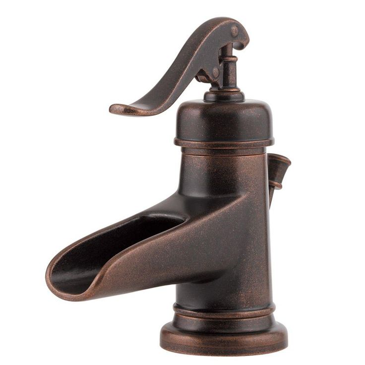 SINKOLOGY Freud Undermount 19 in. All-In-One Bathroom Sink with Pfister Centerset Bronze Faucet and Drain