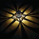 Portfolio 7.2-in Texas Star Solar Lantern Light, Black Plastic, 4.84-in W