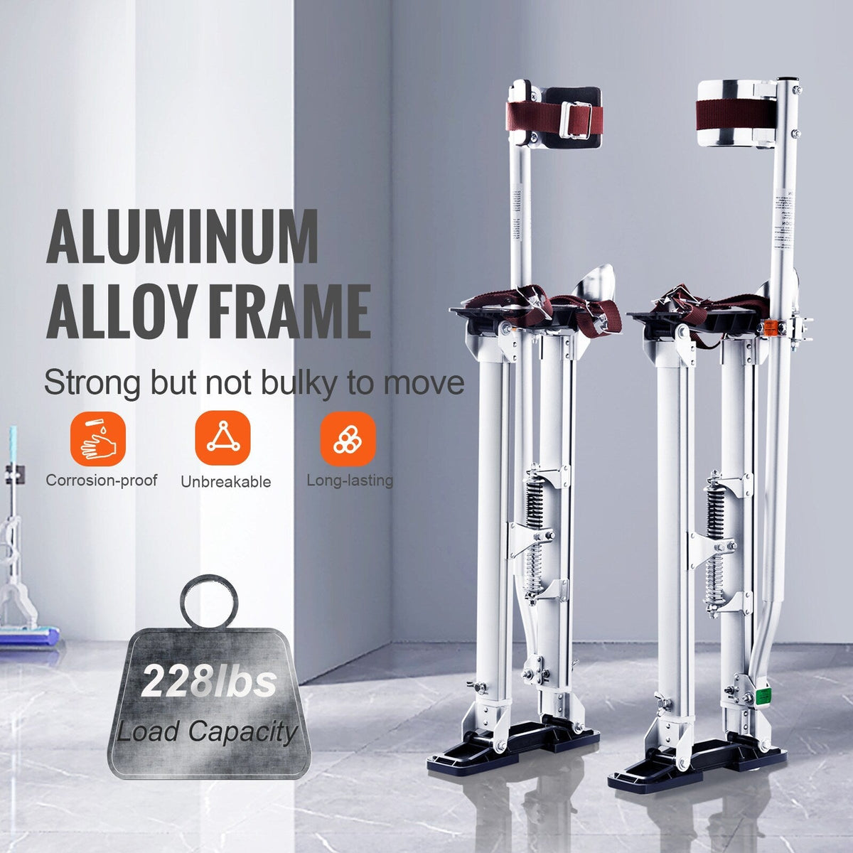 VEVOR 24-in to 40-in Aluminum Drywall Stilts
