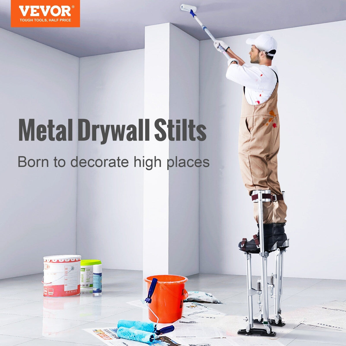 VEVOR 24-in to 40-in Aluminum Drywall Stilts