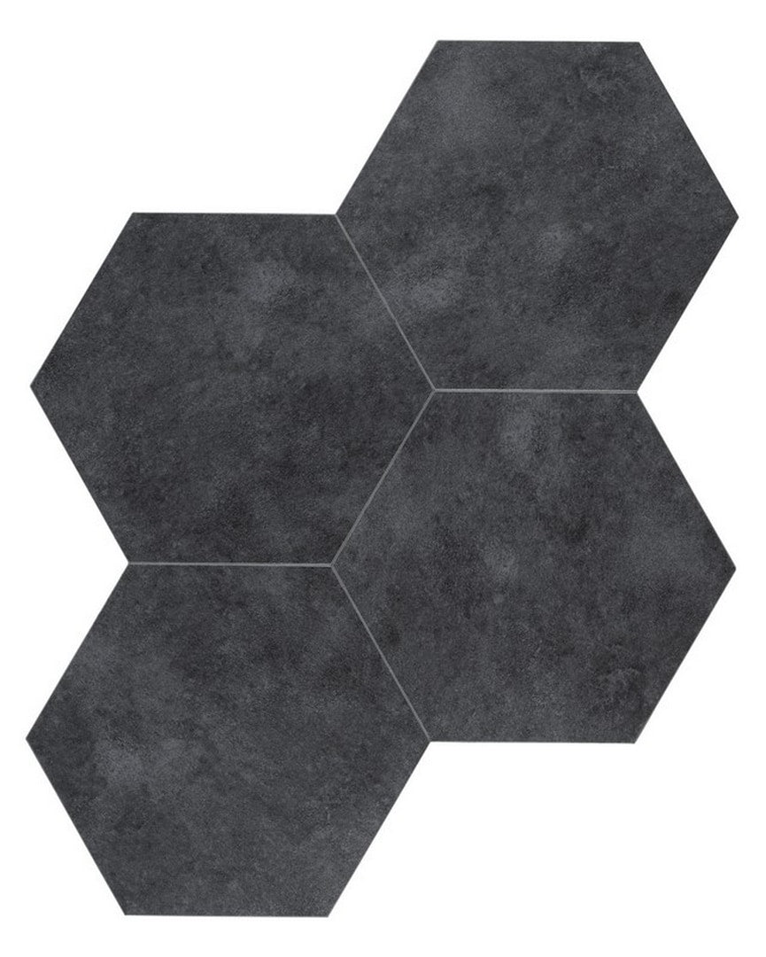 Lucida USA Dark Gray Solid 12-mil x 6-in W x 6-in L Waterproof Peel and Stick Vinyl Tile Flooring (21.5-sq ft/ Carton)