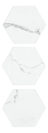 Lucida USA White Marble Look 12-mil x 6-in W x 6-in L Waterproof Peel and Stick Vinyl Tile Flooring (21.5-sq ft/ Carton)