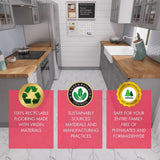 Lucida USA White Marble Look 12-mil x 6-in W x 6-in L Waterproof Peel and Stick Vinyl Tile Flooring (21.5-sq ft/ Carton)