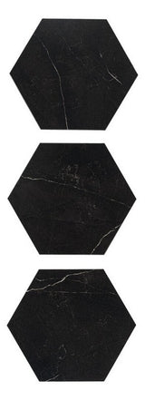 Lucida USA Black Marble Look 12-mil x 6-in W x 6-in L Waterproof Peel and Stick Vinyl Tile Flooring (21.5-sq ft/ Carton)