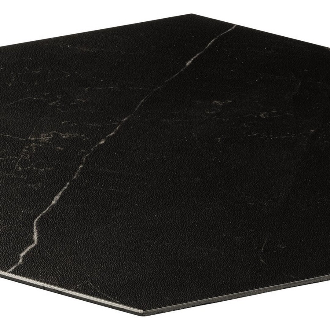 Lucida USA Black Marble Look 12-mil x 6-in W x 6-in L Waterproof Peel and Stick Vinyl Tile Flooring (21.5-sq ft/ Carton)