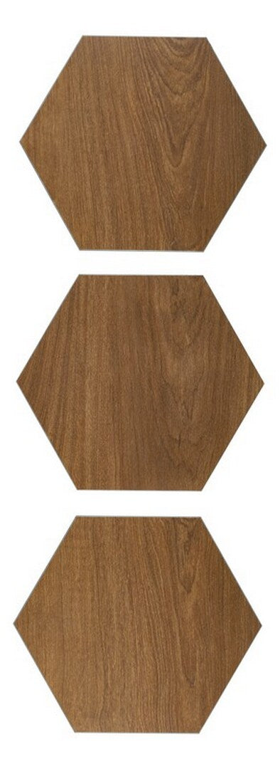Lucida USA Java Brown Wood Look 12-mil x 6-in W x 6-in L Waterproof Peel and Stick Vinyl Tile Flooring (21.5-sq ft/ Carton)