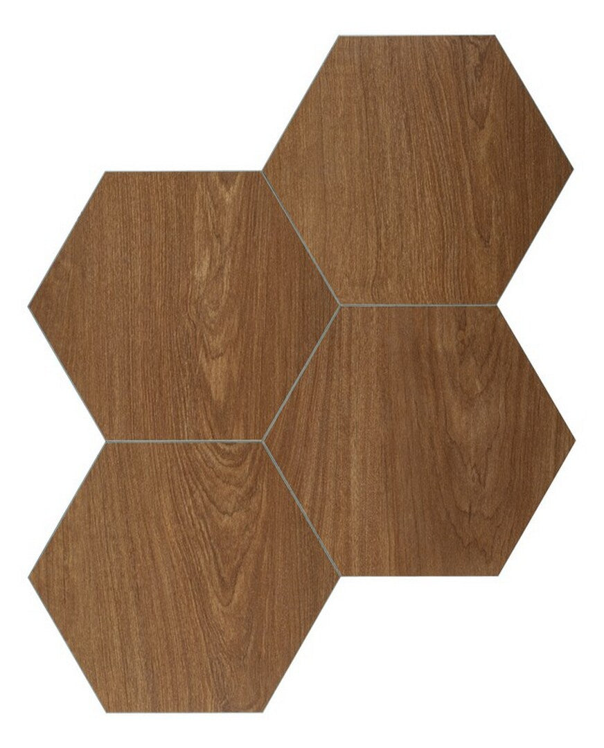 Lucida USA Java Brown Wood Look 12-mil x 6-in W x 6-in L Waterproof Peel and Stick Vinyl Tile Flooring (21.5-sq ft/ Carton)