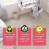 Lucida USA Pistachio Brown Wood Look 12-mil x 6-in W x 6-in L Waterproof Peel and Stick Vinyl Tile Flooring (0.6-sq ft/ Piece)