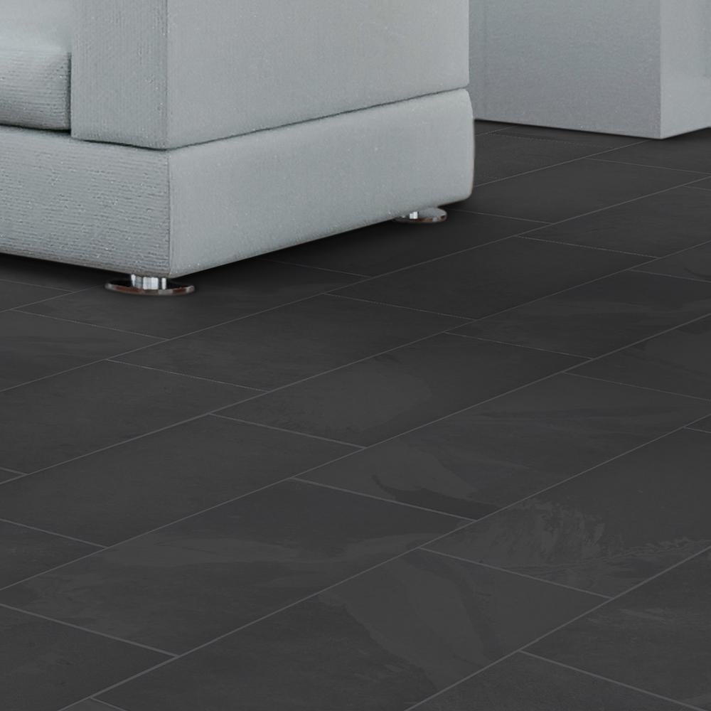 Florida Tile Home Collection Galactic Slate 12 in. x 24 in. Porcelain Floor and Wall Tile (13.62 sq. ft/ case) - Super Arbor