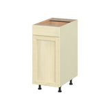 Project Source Omaha Unfinished 15-in W x 34.5-in H x 24.5-in D Unfinished Poplar 1-Drawer Base Ready To Assemble Cabinet (Recessed Panel Shaker Style)