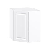 Project Source Cheyenne White 24-in W x 30-in H x 24-in D White Diagonal Corner Wall Ready To Assemble Cabinet (Raised Panel Square Style)