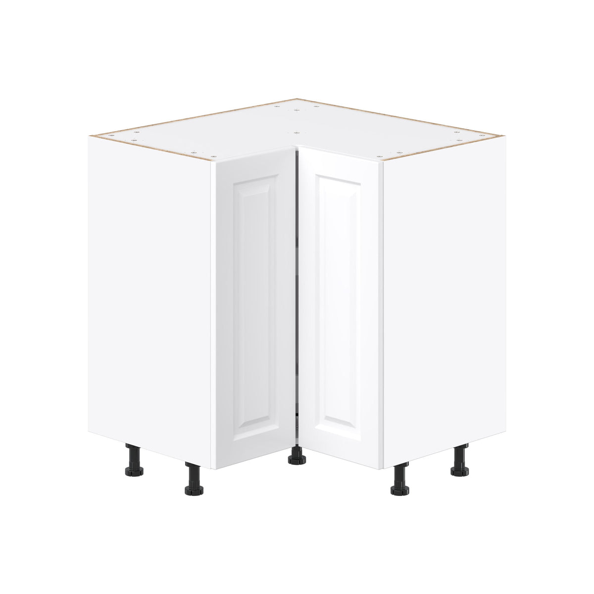 Diamond NOW Arcadia 36-in W x 35-in H x 23.75-in D Truecolor White Lazy Susan Corner Base Stock Cabinet