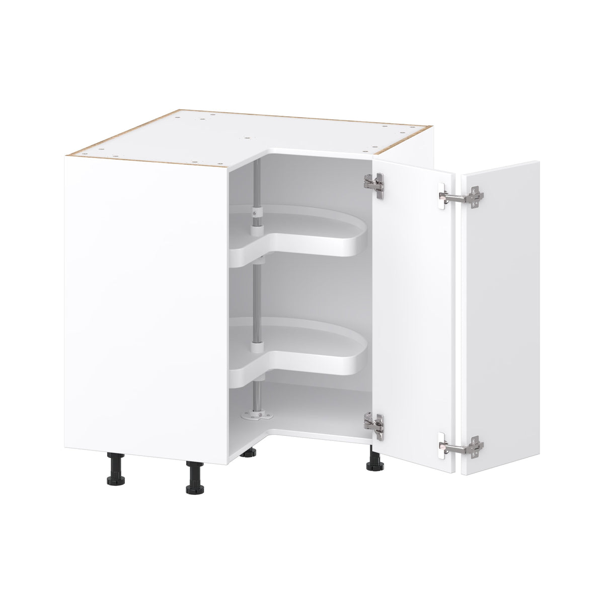 Diamond NOW Arcadia 36-in W x 35-in H x 23.75-in D Truecolor White Lazy Susan Corner Base Stock Cabinet