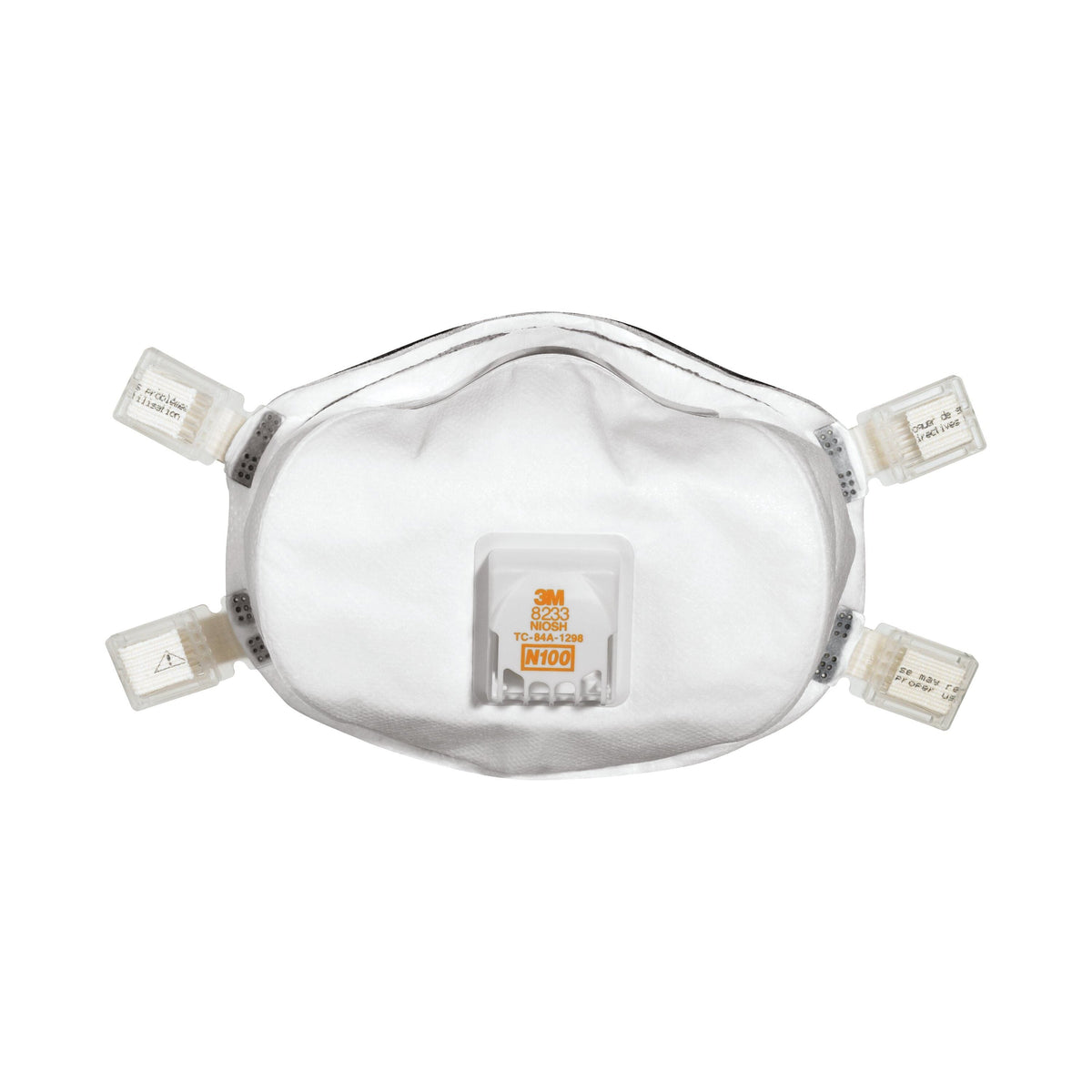 3M 8233 N100 Disposable Sanding & Fiberglass Valved Respirator