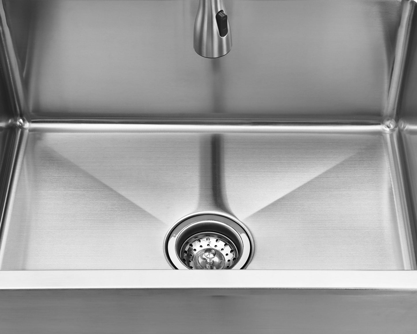 Style Selections Stainless Steel Freestanding Laundry Sink with Faucet - 22x25 Inch