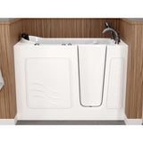 Safe Premier 52.75 in. x 60 in. x 26 in. Right Drain Walk-in Whirlpool Bathtub in White - Super Arbor