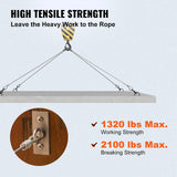 VEVOR 1000-ft Silver Stainless Steel Cable