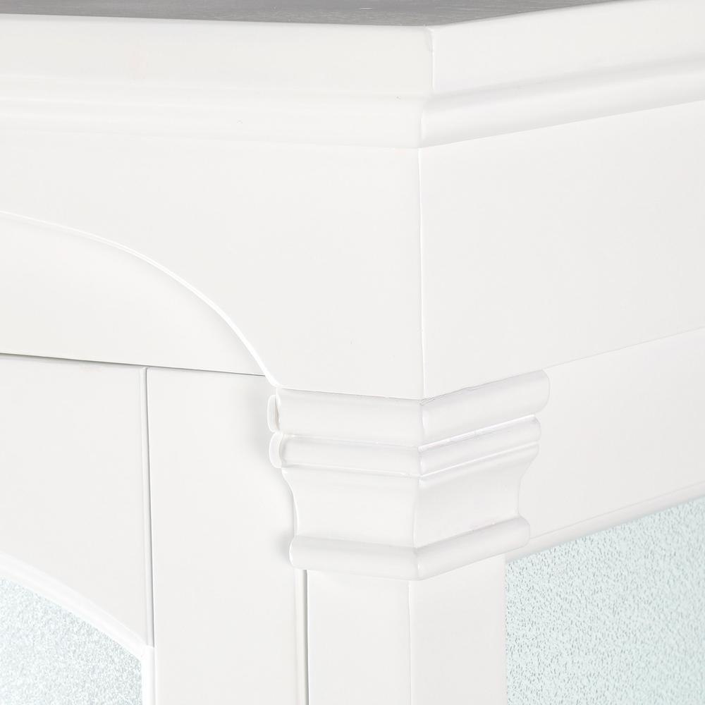 Andover 18 in. W x 65 in. H x 16 in. D Bathroom Linen Storage Cabinet in White