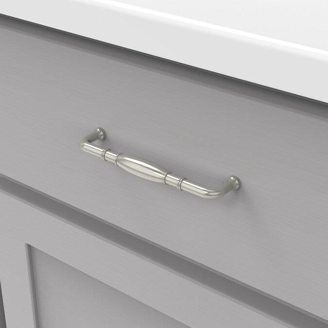 Hickory Hardware Williamsburg 5-1/16-in (128mm) Center to Center Stainless Steel Rectangular Handle Drawer Pull