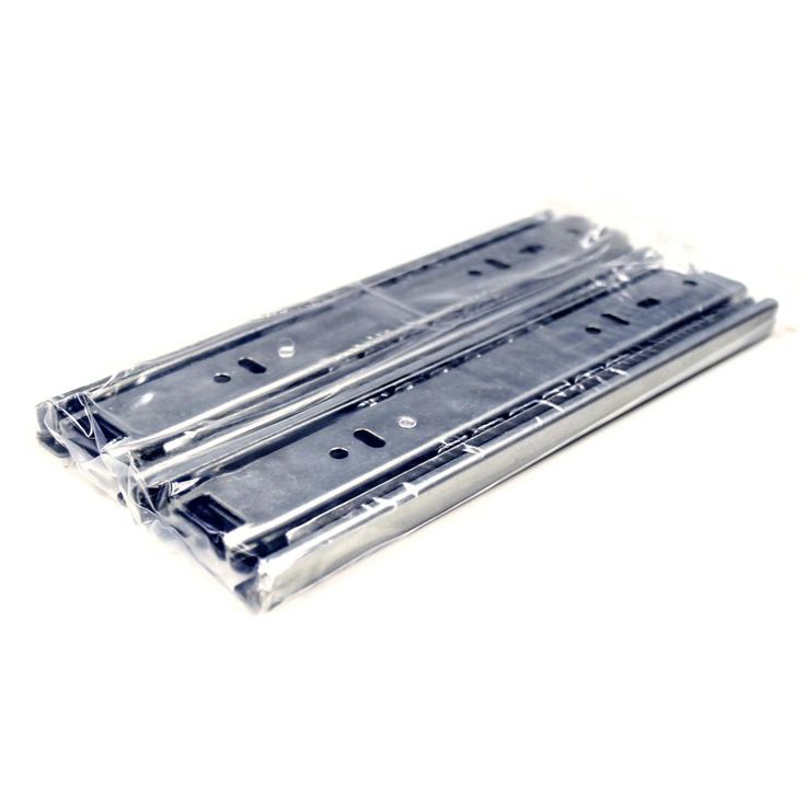 8 in. Side Mount Full Extension Ball Bearing Drawer Slide with Installation Screws (1-Pair)