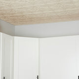 Dimensions 4-ft x 2-ft Creme Polystyrene Surface-mount Ceiling Plank (1-Pack, 8-sq ft / Case)