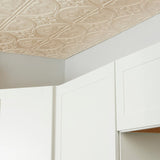 Dimensions 4-ft x 2-ft Creme Polystyrene Surface-mount Ceiling Plank (1-Pack, 8-sq ft / Case)