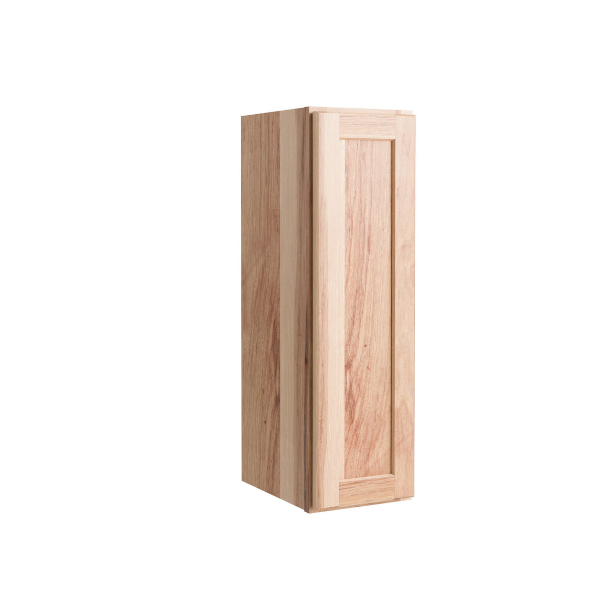 Project Source Branson 9-in W x 30-in H x 12-in D Hickory Wall Fully Assembled Cabinet (Recessed Panel Shaker Door Style)