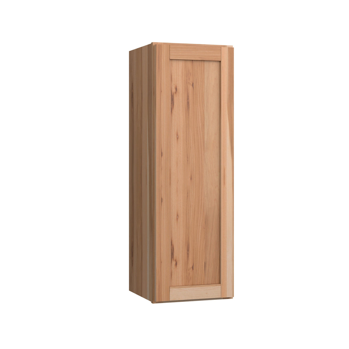 Project Source Branson 12-in W x 36-in H x 12-in D Hickory Base Fully Assembled Cabinet (Recessed Panel Shaker Door Style)