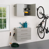Prepac HangUps 30-in W x 72-in H Wood Composite Light Gray Wall-mount Utility Storage Cabinet