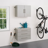 Prepac HangUps 30-in W x 72-in H Wood Composite Light Gray Wall-mount Utility Storage Cabinet