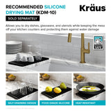 Kraus Stainless Steel Undermount Laundry Sink 18.5" x 24"