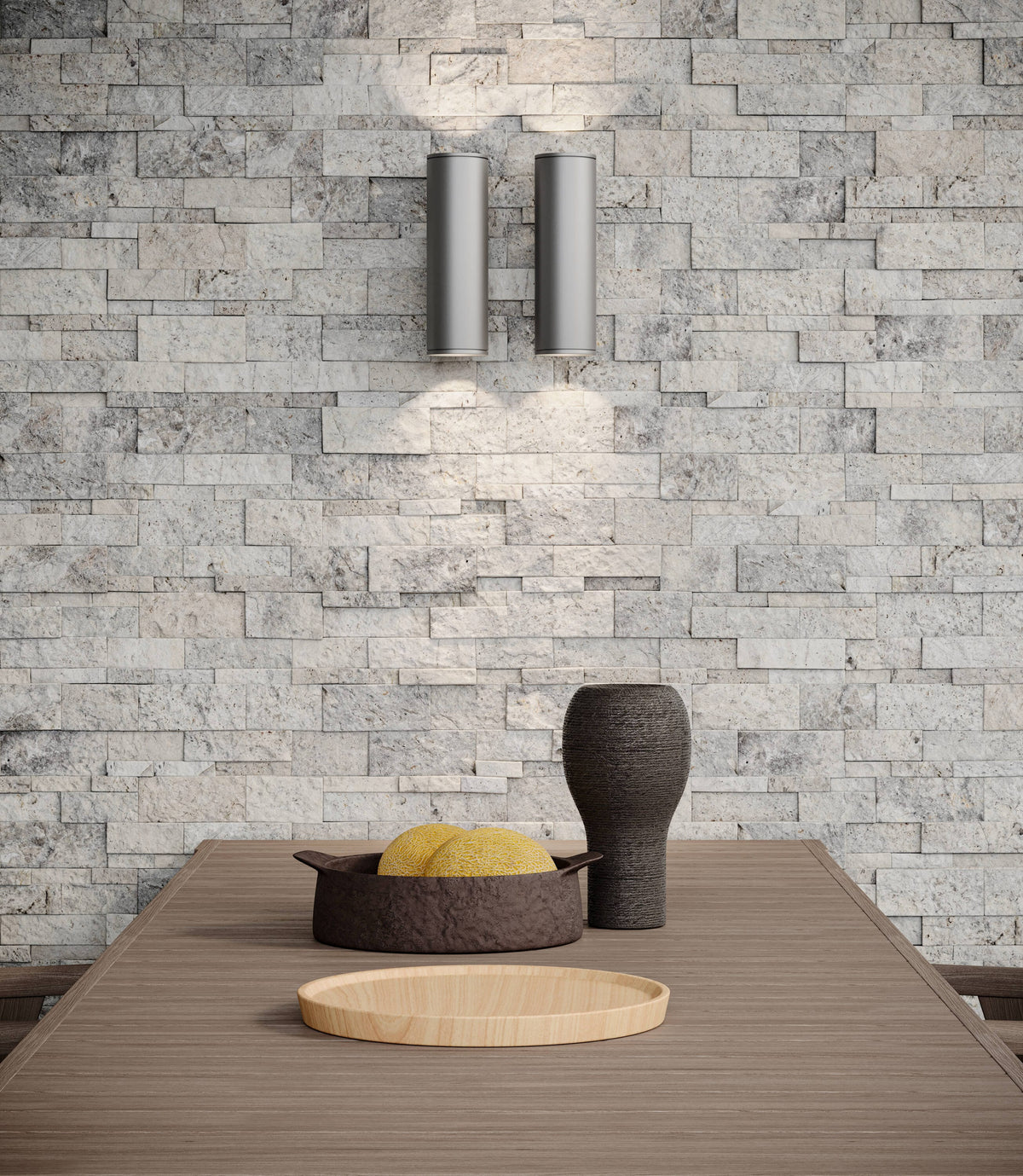 Satori Silver Crescent Ledgestone 6-in x 12-in Natural Stone Look Wall Tile (0.48-sq. ft/ Piece)