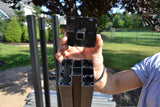 Infinity Euro 6-ft H Black Composite Fence with Post Cap