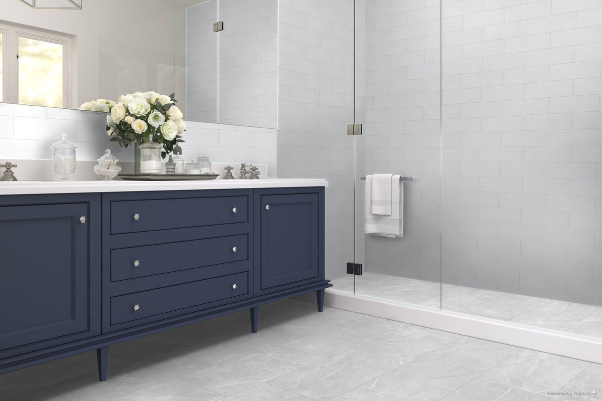 Satori Hudson Brilliant White 4-in x 12-in Glossy Ceramic Subway Wall Tile (0.32-sq. ft/ Piece)