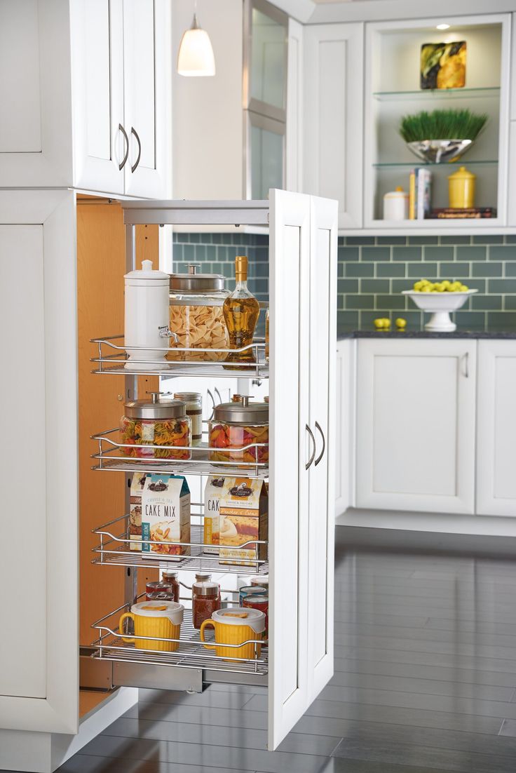 Rev-A-Shelf 20-in W x 58-in H 4-Tier Pull Out Metal Soft Close Baskets & Organizers