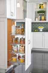 Rev-A-Shelf 20-in W x 58-in H 4-Tier Pull Out Metal Soft Close Baskets & Organizers