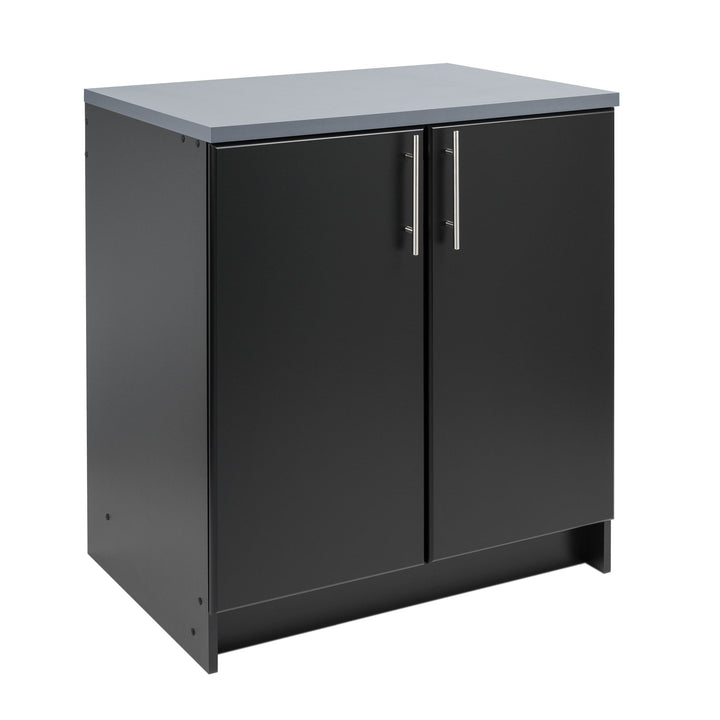 Prepac Elite 32-in W x 36-in H Wood Composite Black Freestanding Utility Storage Cabinet