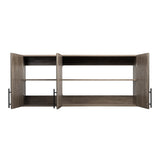 Prepac Elite 54-in W x 24-in H Wood Composite Drifted Gray Wall-mount Utility Storage Cabinet